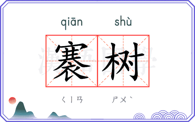 褰树