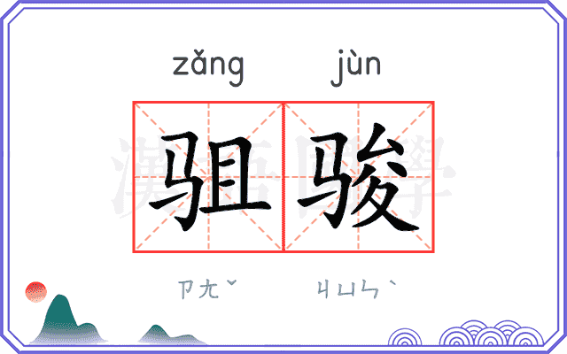 驵骏