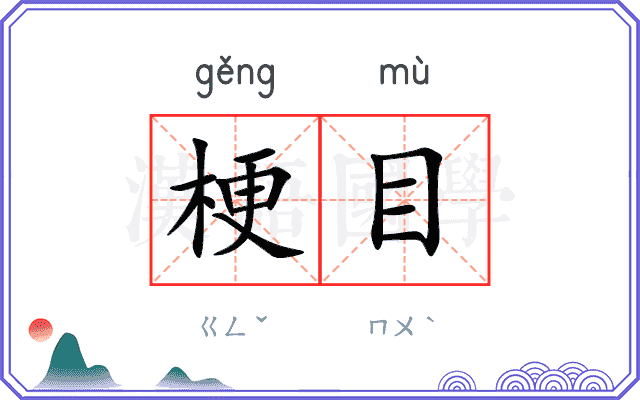 梗目
