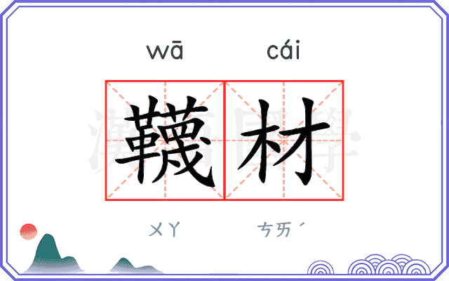 韈材