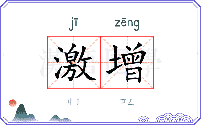 激增