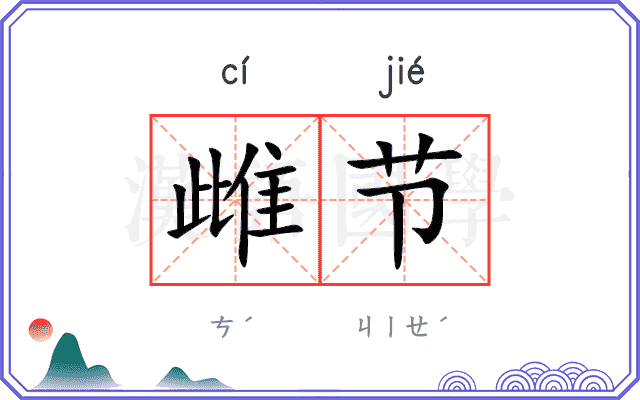 雌节