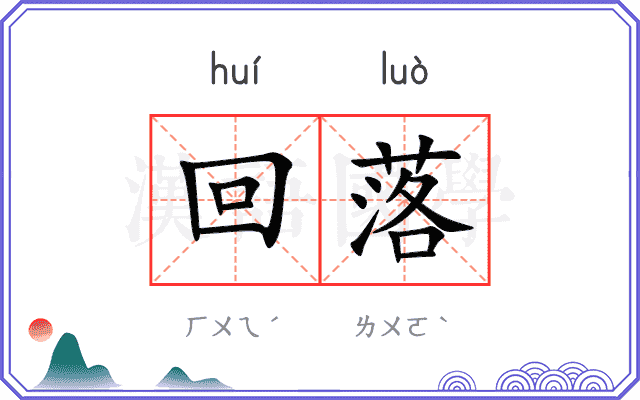 回落