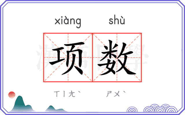 项数