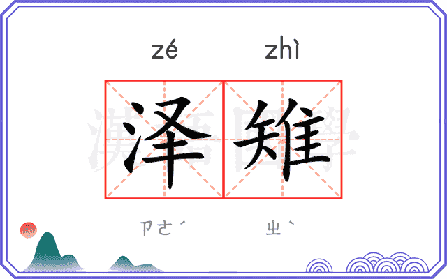 泽雉