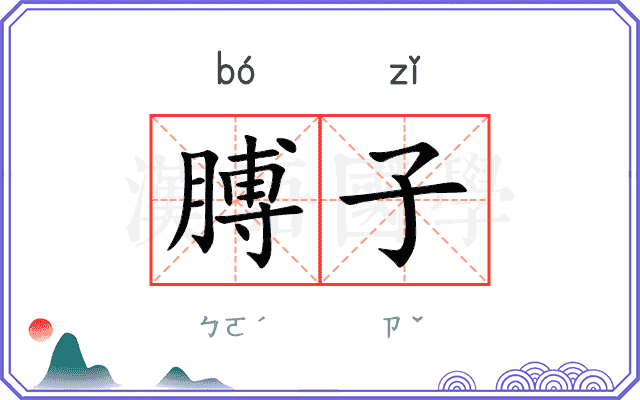 膊子