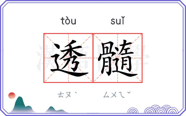 透髓