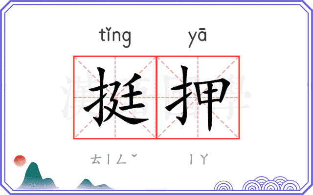 挺押