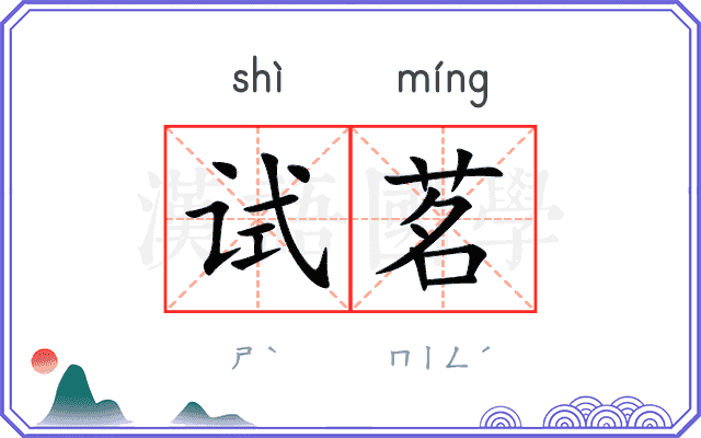 试茗