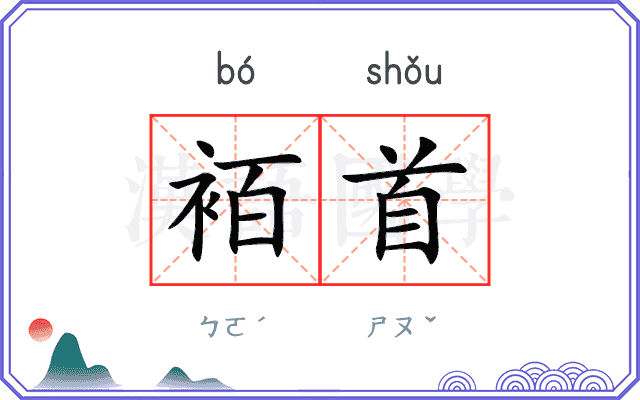 袹首