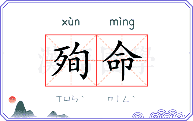 殉命