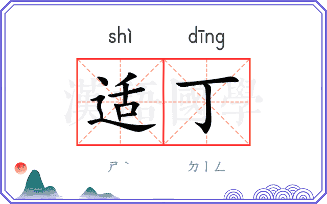 适丁