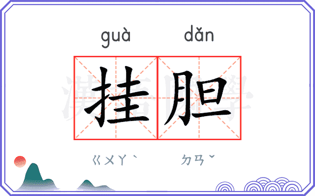 挂胆