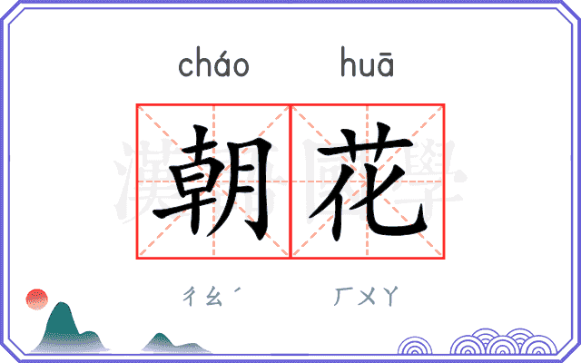 朝花