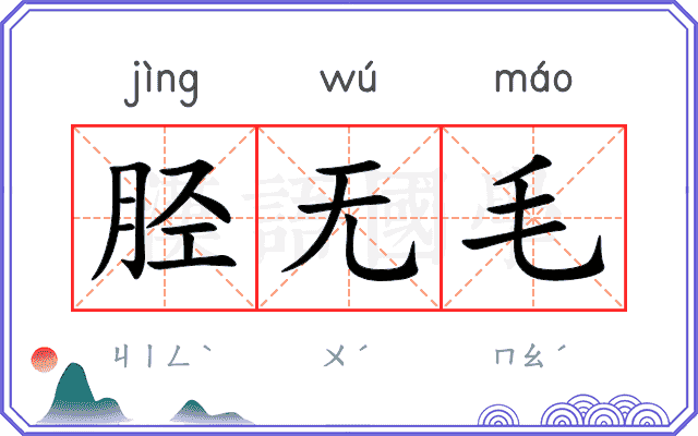 胫无毛