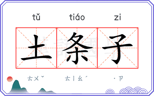 土条子