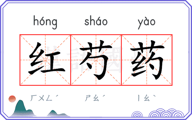 红芍药