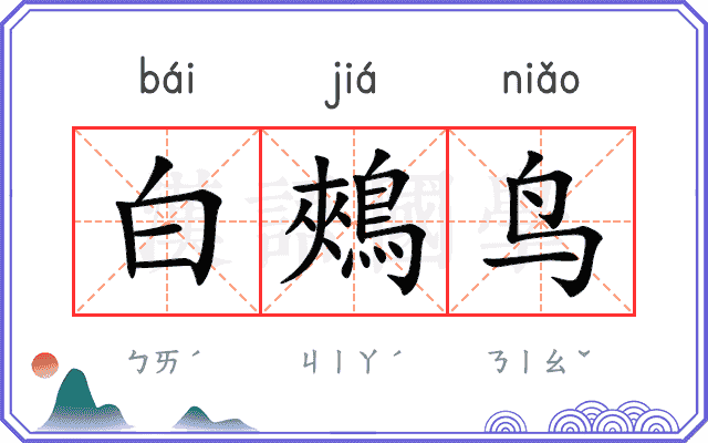 白鵊鸟