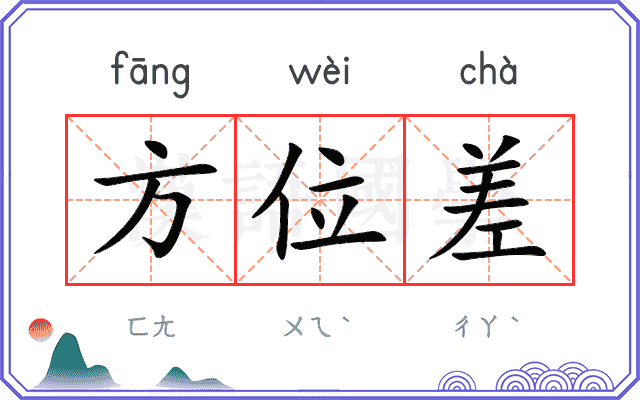 方位差