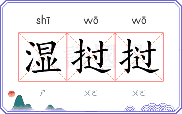 湿挝挝