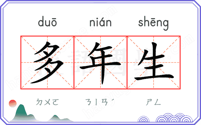 多年生