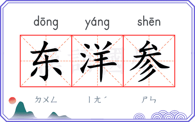 东洋参