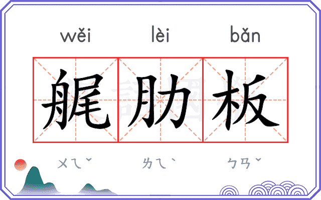 艉肋板