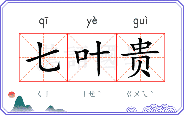 七叶贵