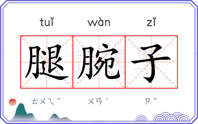 腿腕子