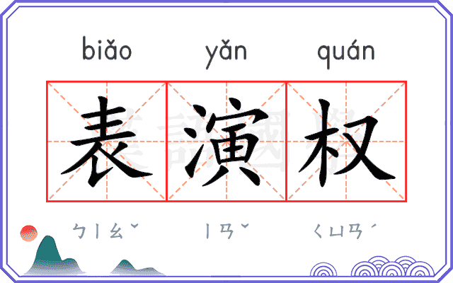 表演权