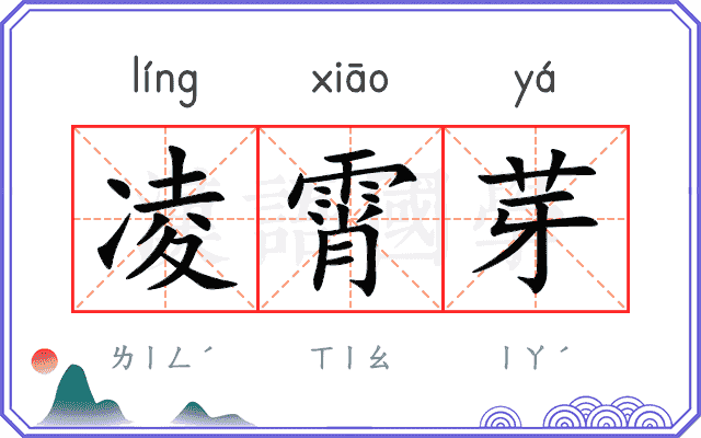 凌霄芽
