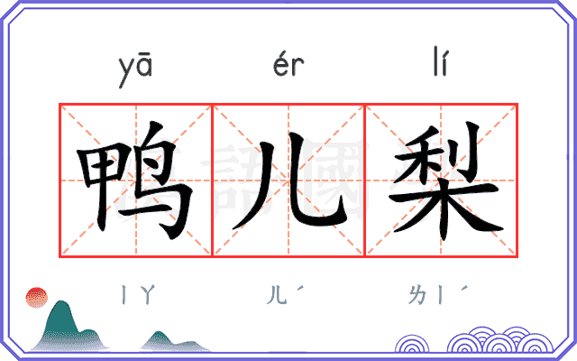 鸭儿梨