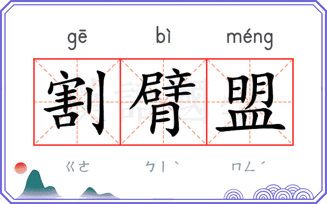 割臂盟