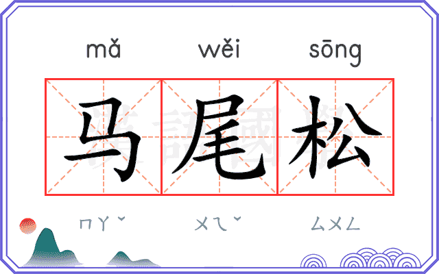 马尾松