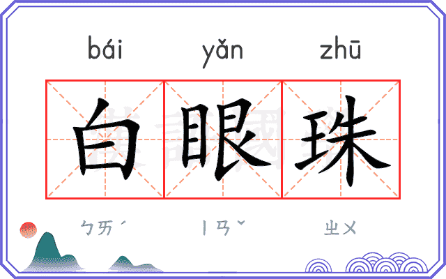 白眼珠