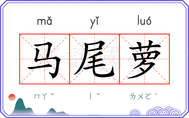 马尾萝