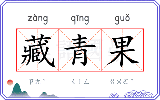藏青果