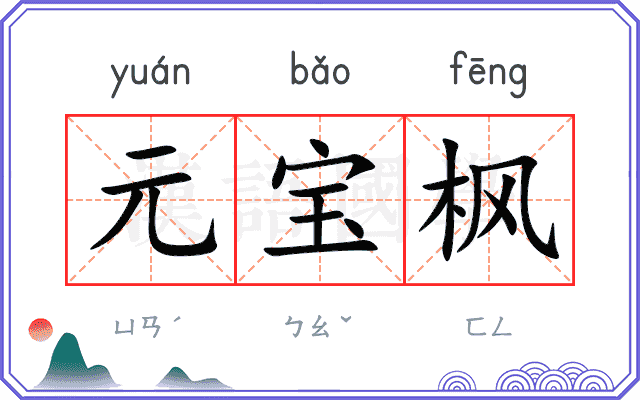 元宝枫