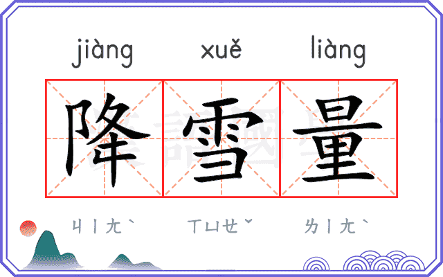 降雪量