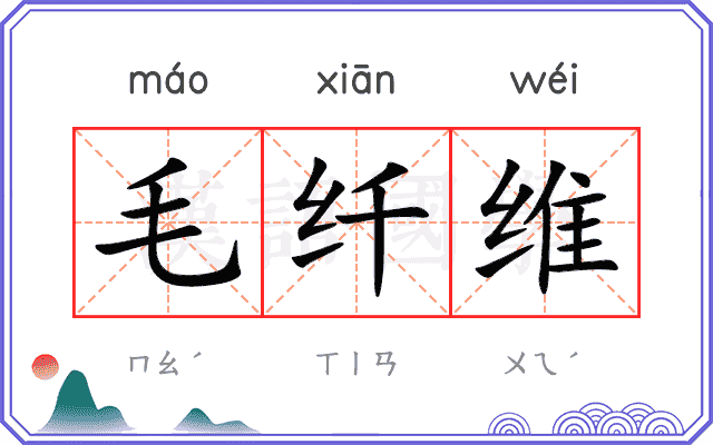 毛纤维