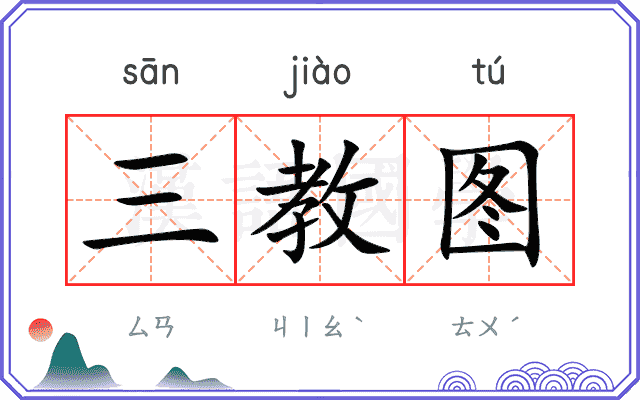 三教图