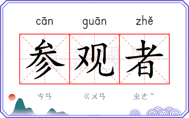 参观者