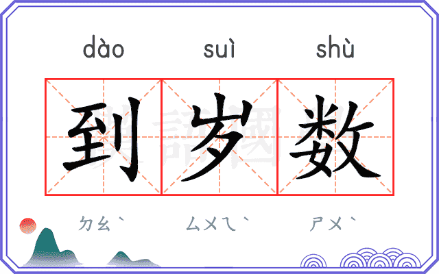 到岁数