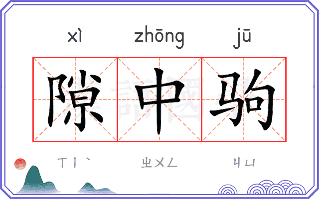 隙中驹