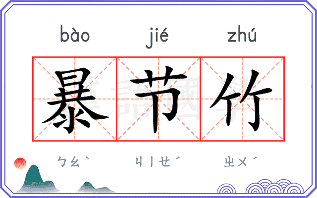 暴节竹