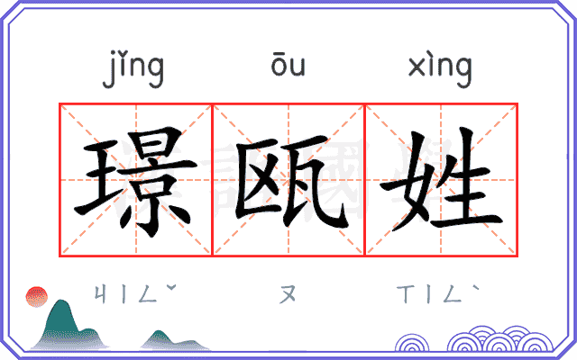 璟瓯姓