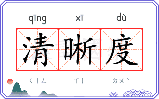 清晰度
