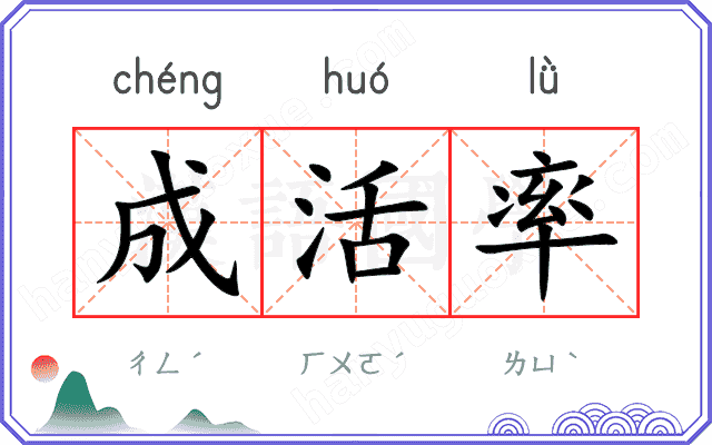 成活率