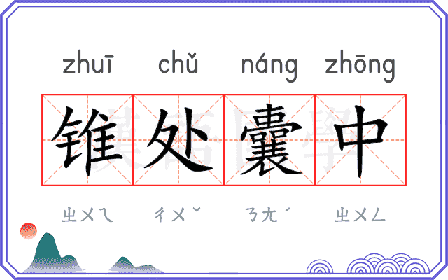 锥处囊中