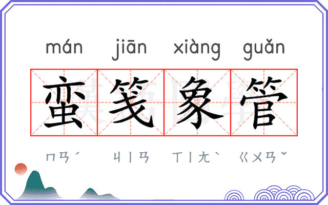 蛮笺象管